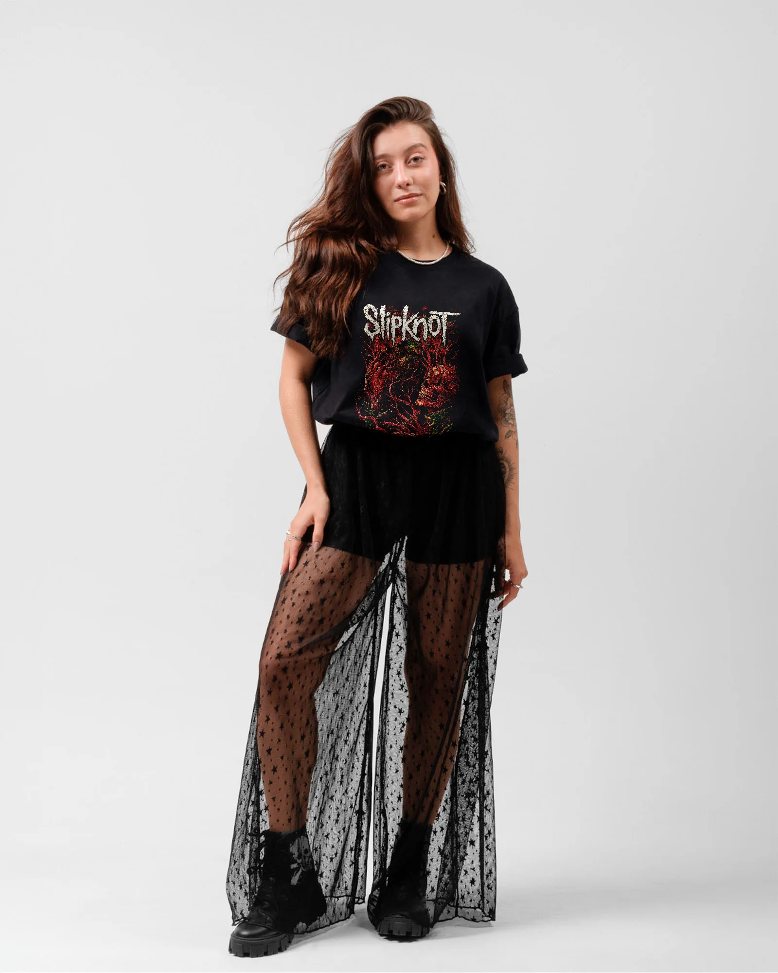 Camiseta Alternativa Slipknot Skull Raiz - Image 4