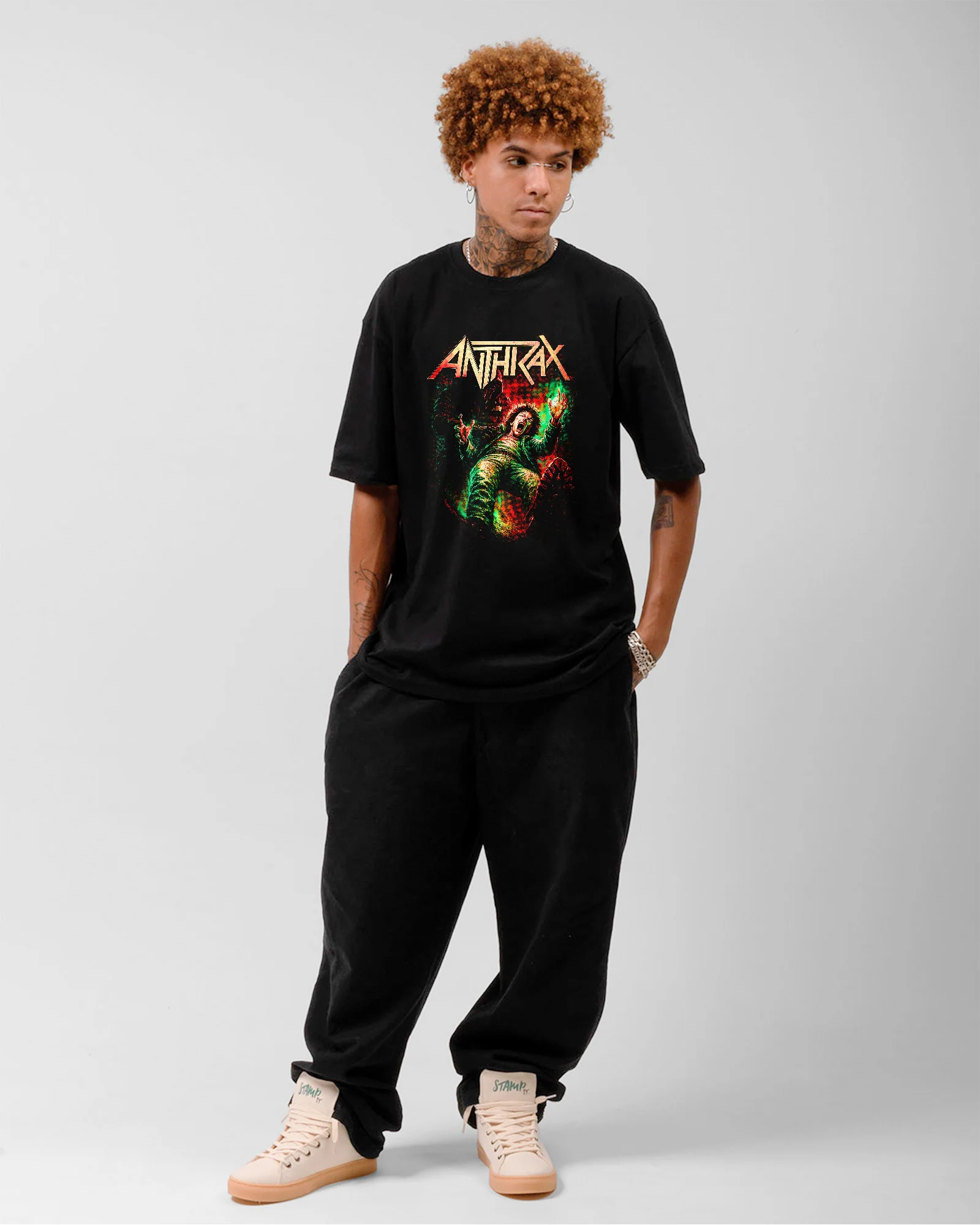 Camiseta Anthrax Man Thrash Metal - Image 3