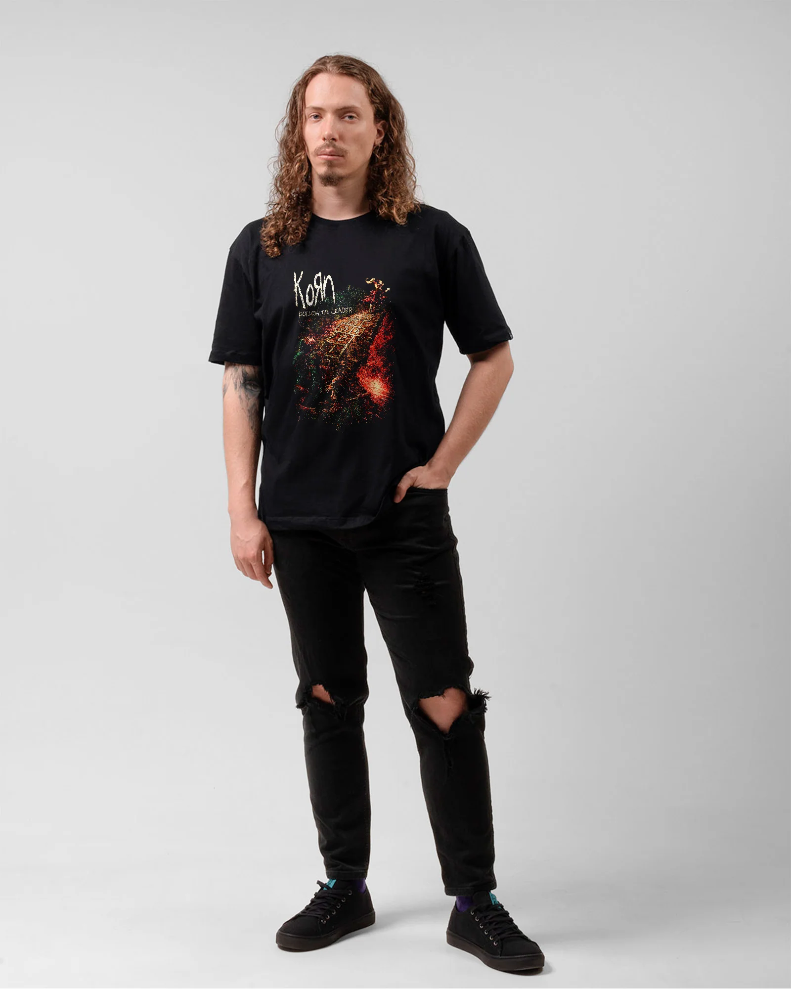 Camiseta Korn Follow the Leader Nu Metal - Image 5
