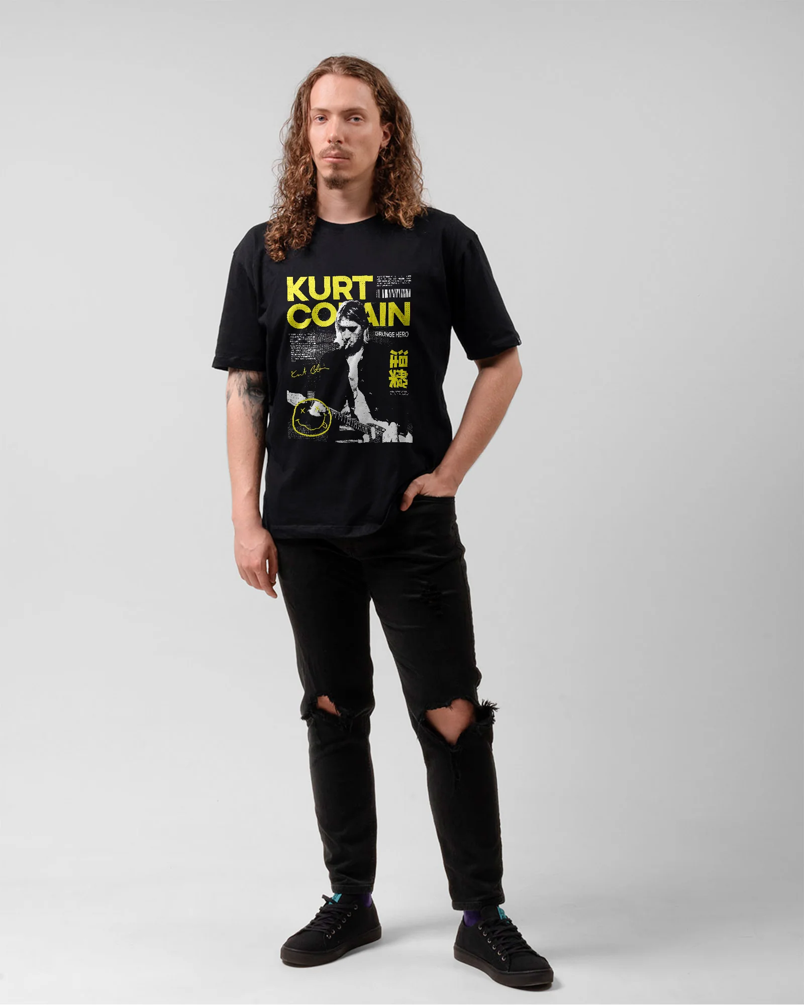 Camiseta Kurt Cobain Grunge Hero - Image 5