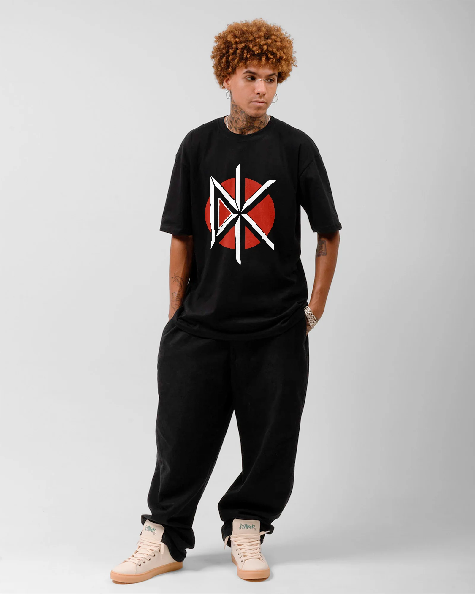 Camiseta Preta Dead Kennedys Logo Vermelha Punk Rock - Image 3