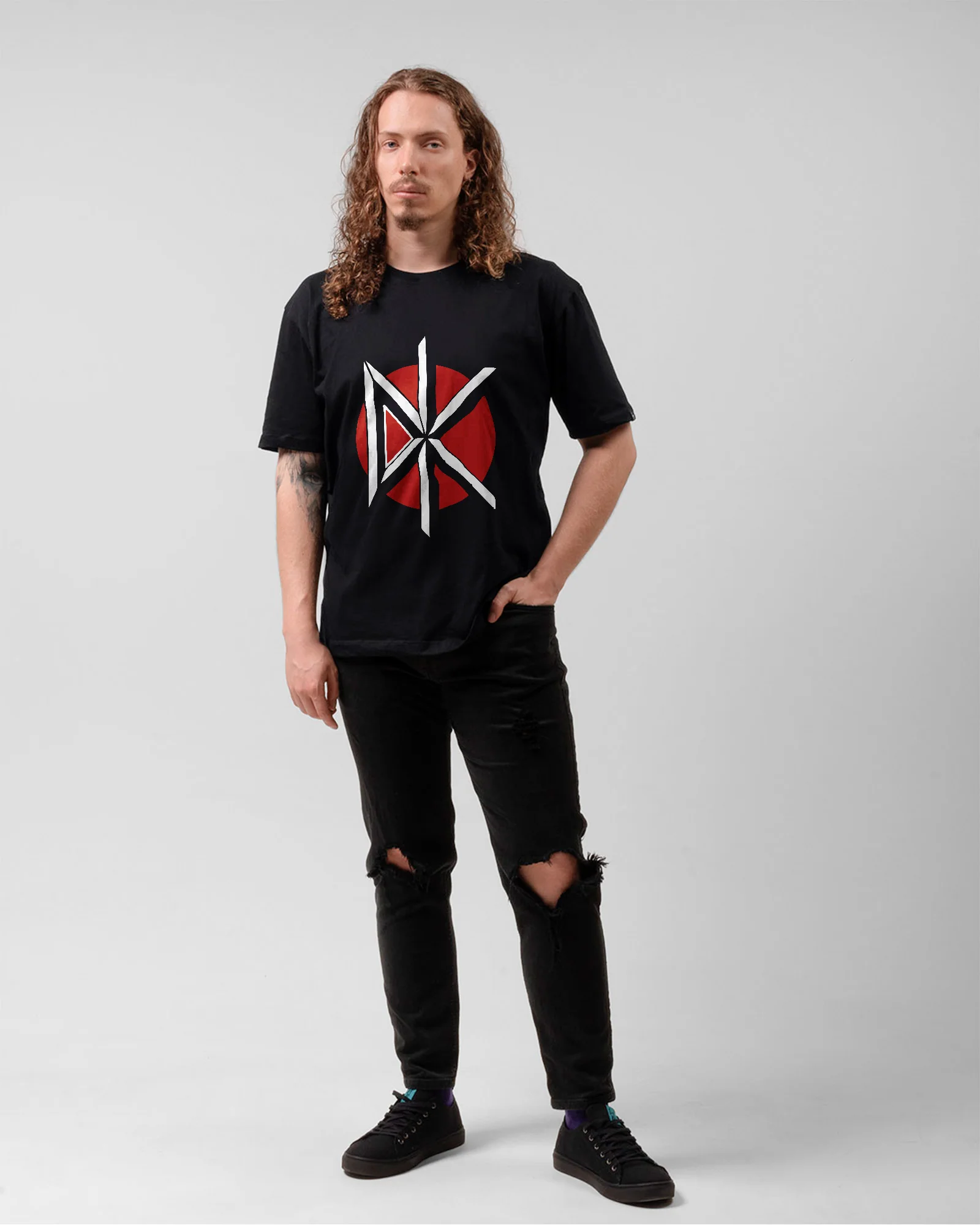 Camiseta Preta Dead Kennedys Logo Vermelha Punk Rock - Image 5