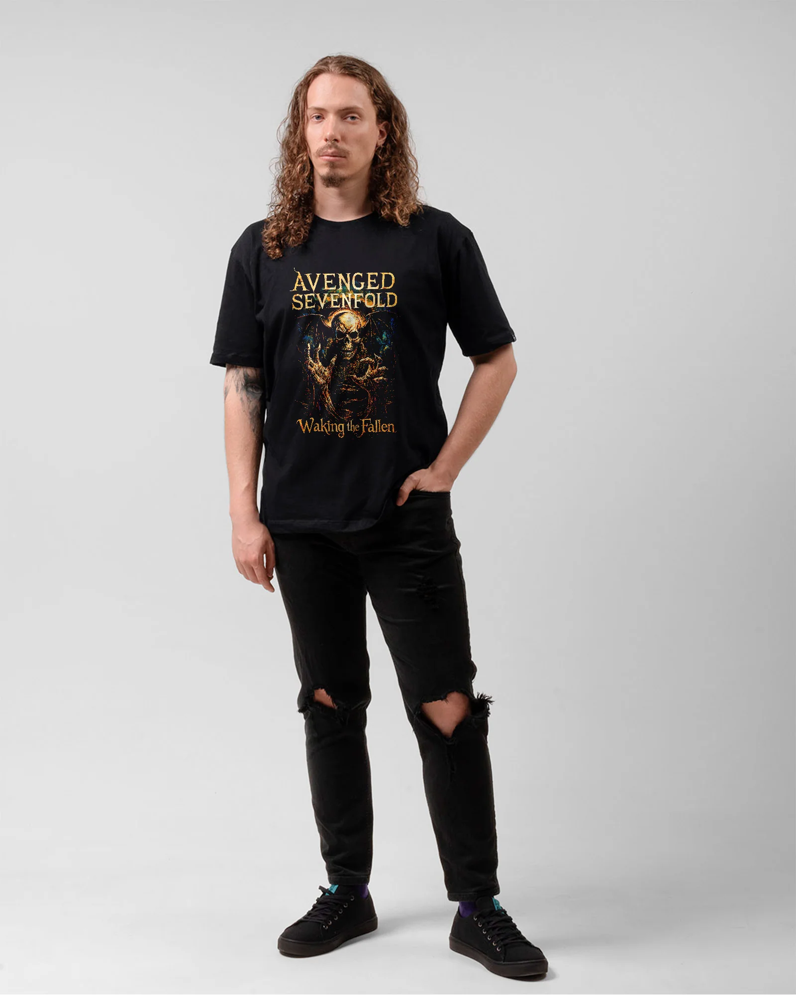 Camiseta Rock Avenged Sevenfold Waking the Fallen - Image 5
