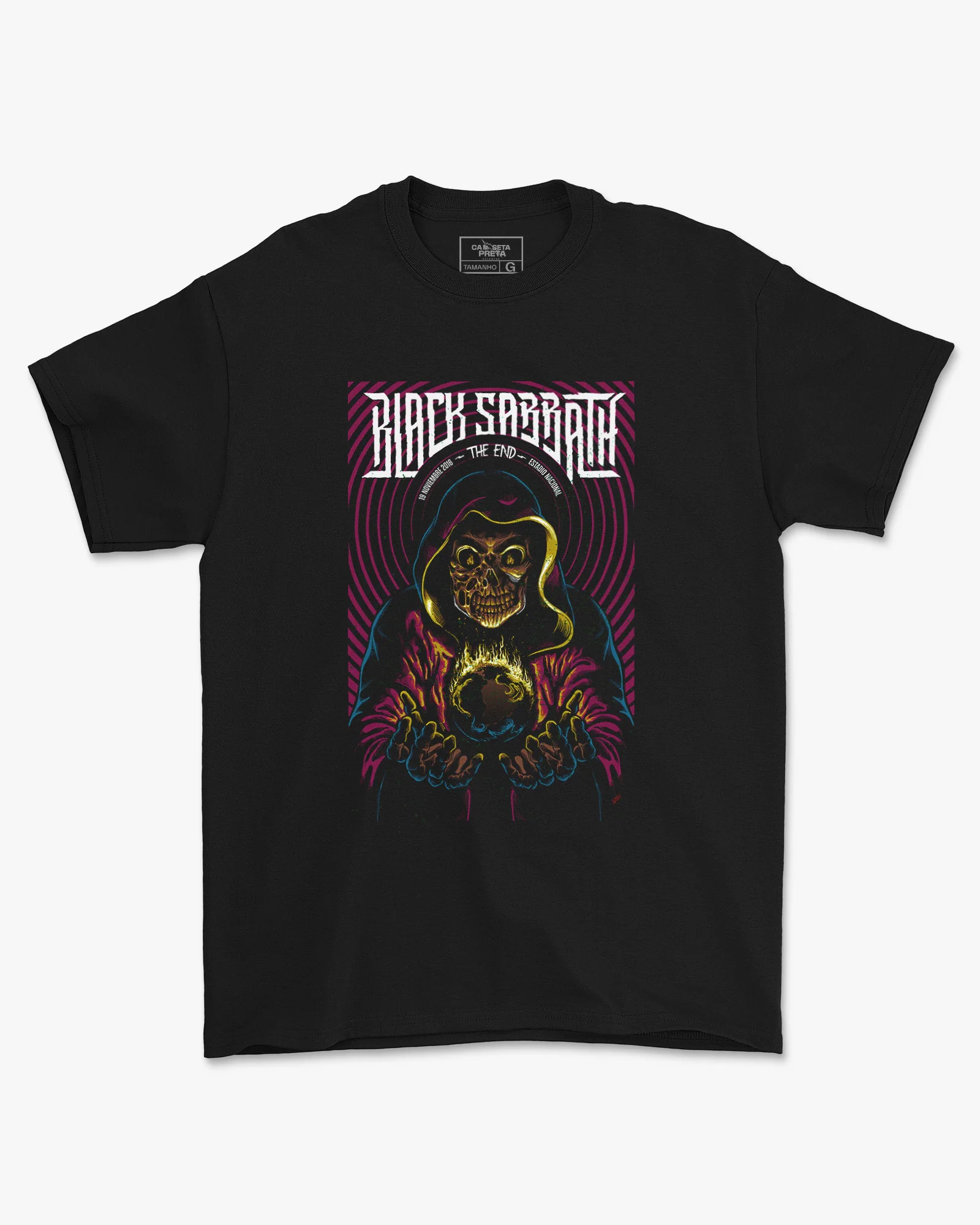 Camiseta Rock Black Sabbath The End Estampa