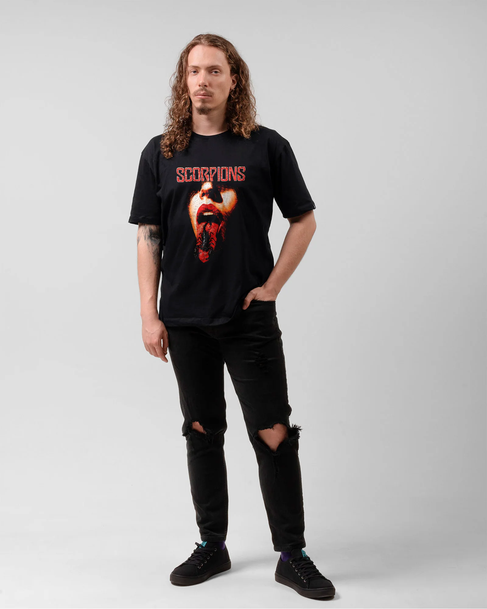 Camiseta Rock Scorpions Boca Sexy - Image 5