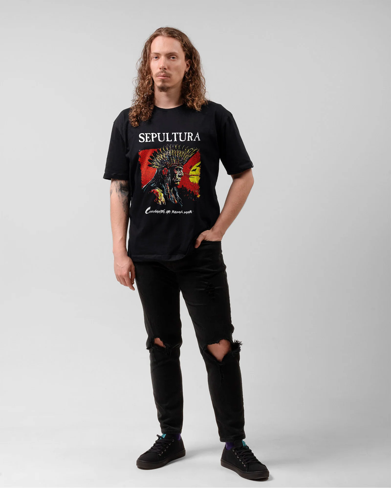 Camiseta Sepultura Celebrating Life Through Death - Image 5